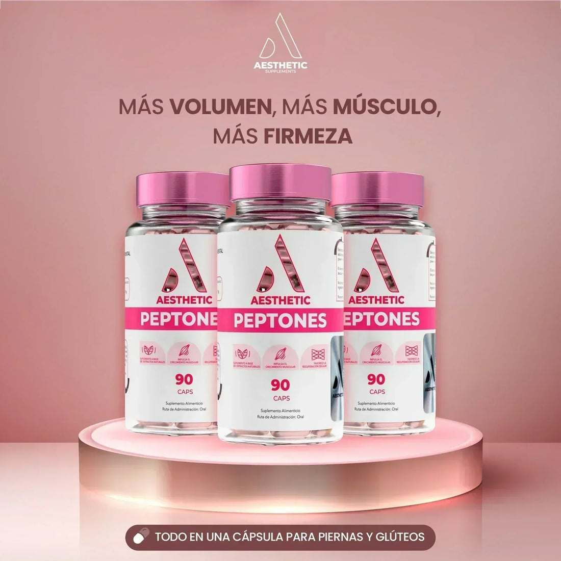 Peptonas en Cápsulas: ¿Realmente Funcionan para Aumentar los Glúteos y la Masa Muscular?