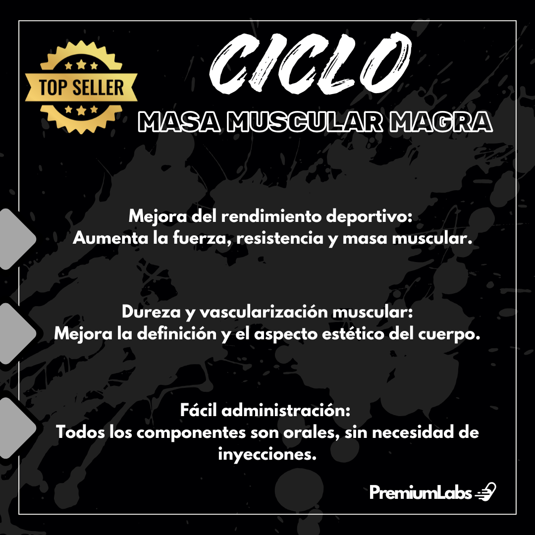 Combo Masa Muscular Magra + Fuerza: Ostarine, testolone y cardarine