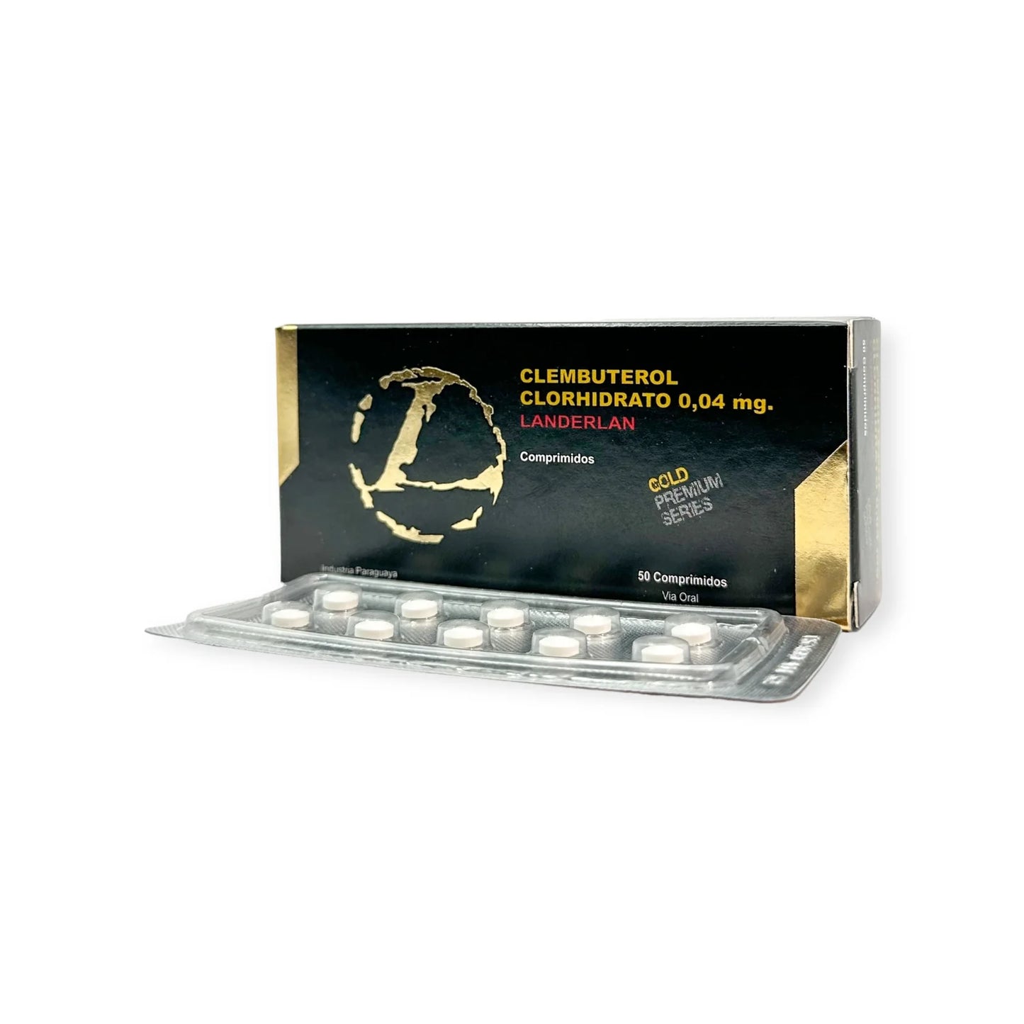 Landerlan | Clembuterol .04 MG | 50 tabletas