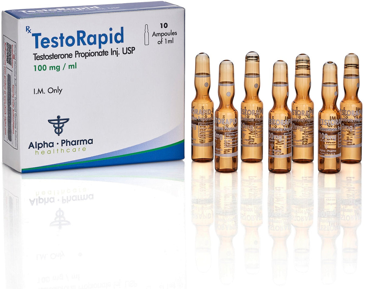 Alpha Pharma | Testorapid | Testosterona Propionato 100 mg