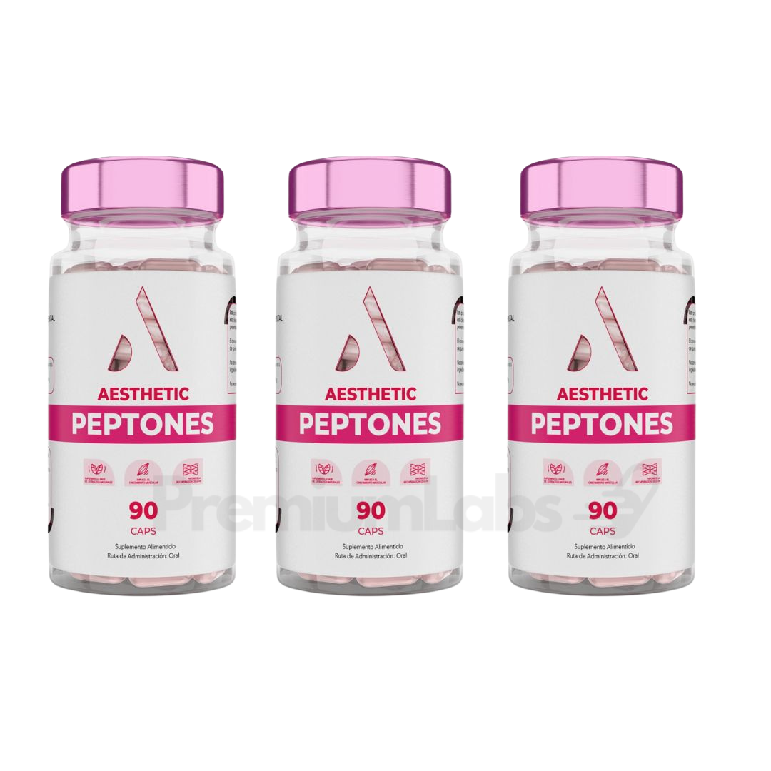 Aesthetic Labs | 3 Botes de Peptonas 90 caps