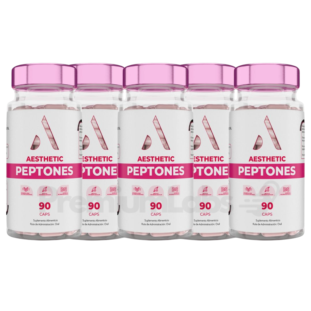 Aesthetic Labs | 5 Botes de Peptonas 90 caps