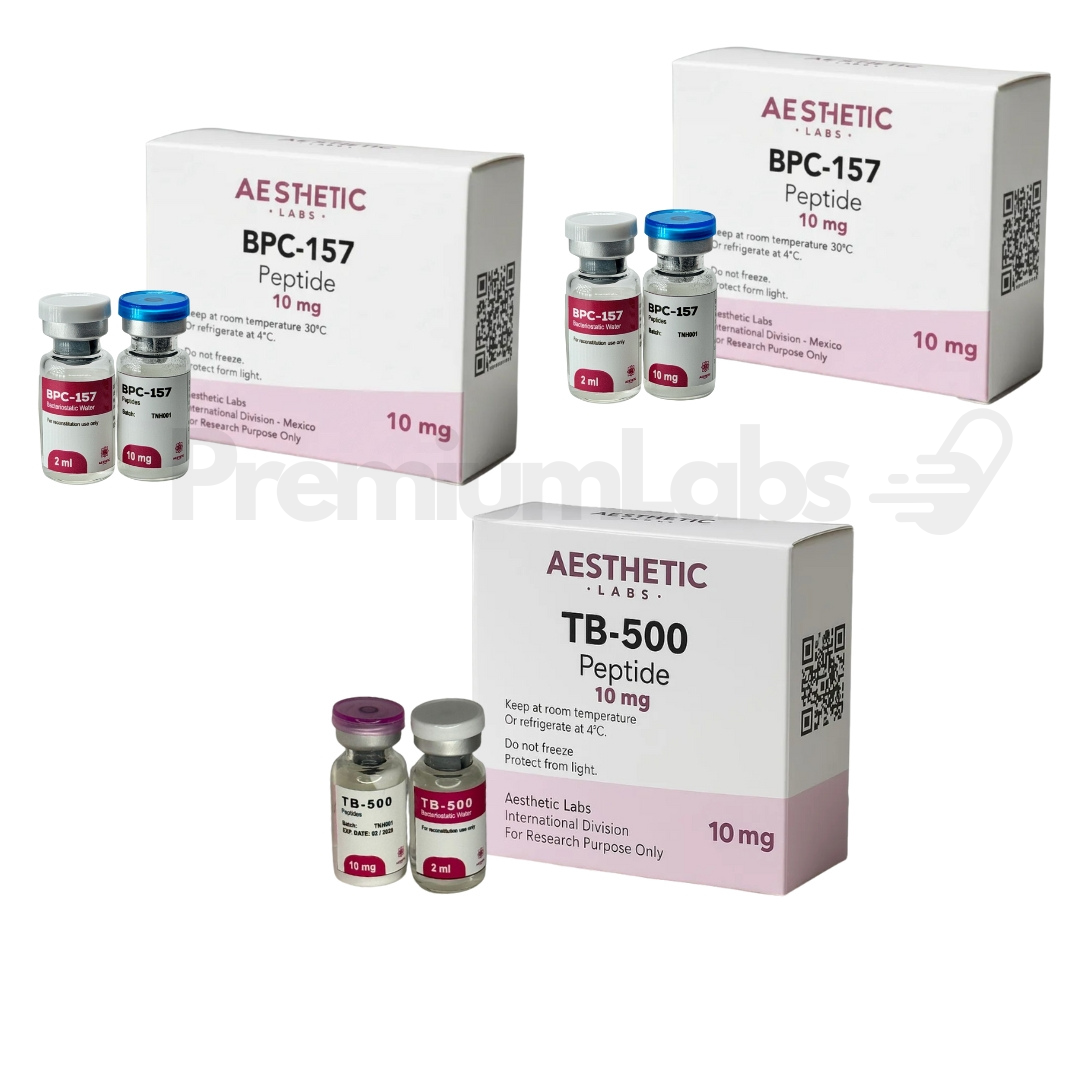 Aesthetic Labs | Protocolo de Péptidos 2 BPC-157 + TB-500 | Peptidos 99.9% pureza