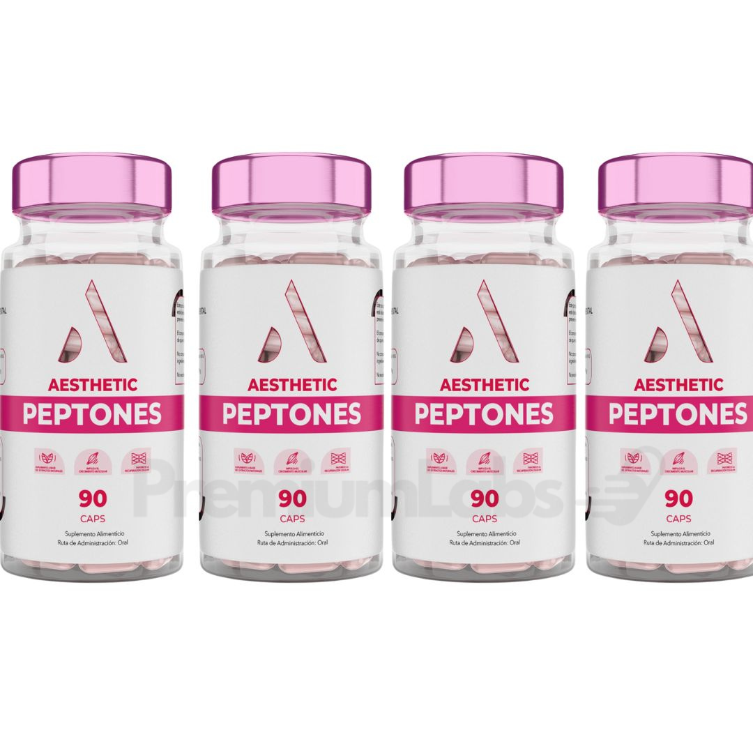Aesthetic Labs | 4 Botes de Peptonas 90 caps
