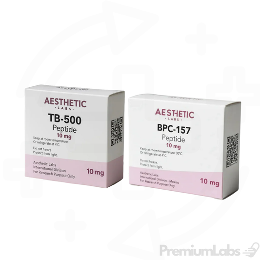 Aesthetic Labs | Premium Recovery Stack BPC-157 + TB-500 | Péptidos 99.9% pureza