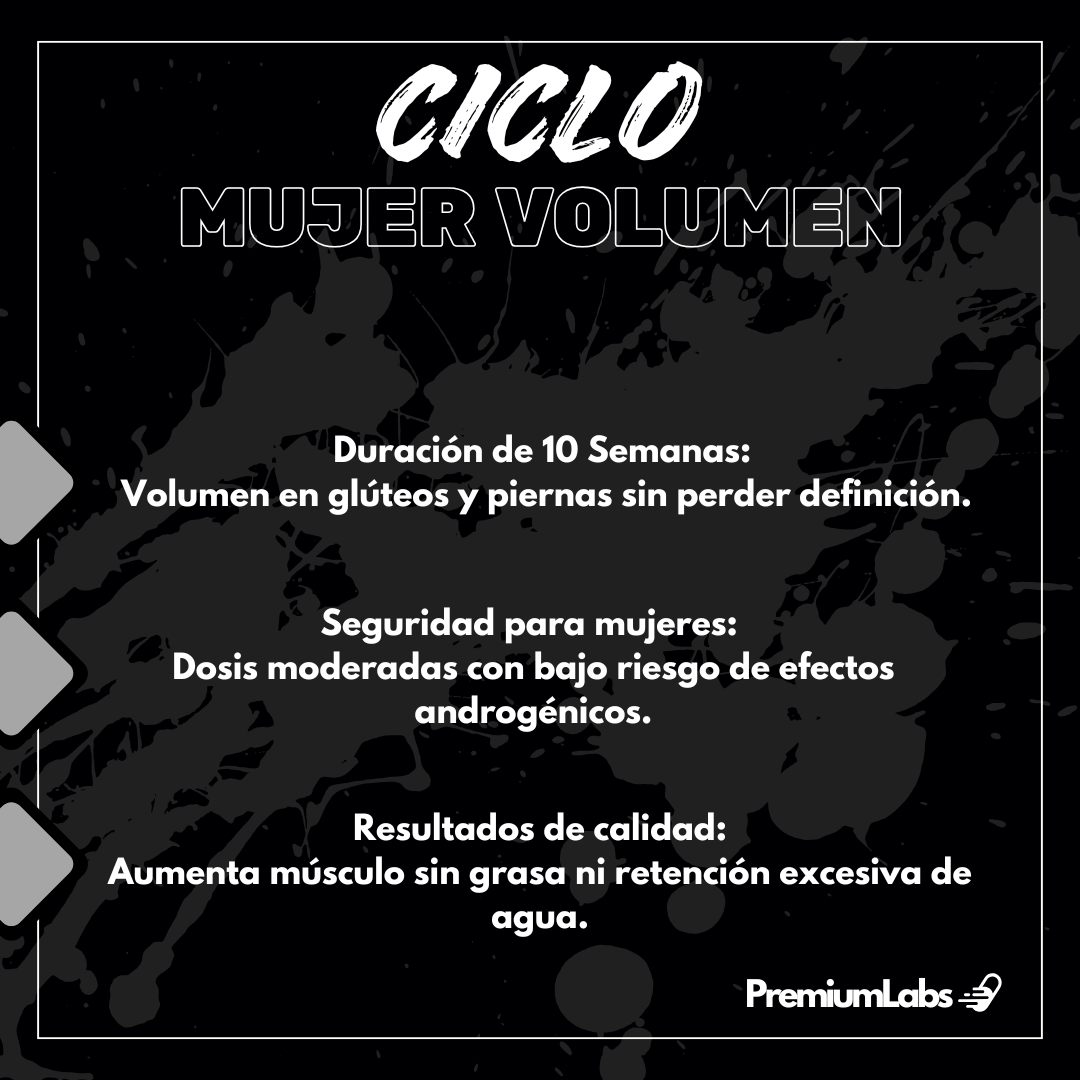 Ciclo Volumen Mujer: Primobolan + Boldenona + Oxandrolona Aesthetic Labs