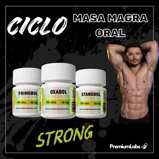 Ciclo Oral Masa Magra:  Primobolan Winstrol Oxandrolona Vassal