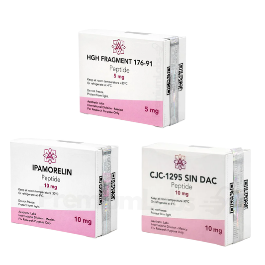 Aesthetic Labs | Combo Definición Élite: Cut Pulse Stack (HGH Frag + CJC-1295 + Ipamorelin)