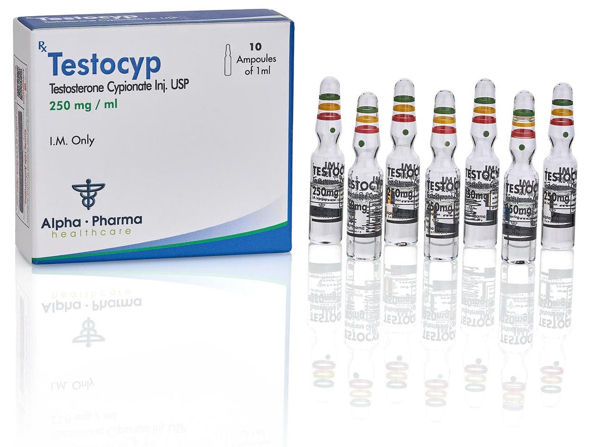 Alpha Pharma | Testocyp | Testosterona Cipionato 250 mg