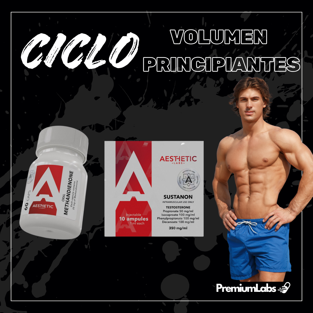 Ciclo Volumen Principiantes: Sustanon y Dianabol Aesthetic Labs