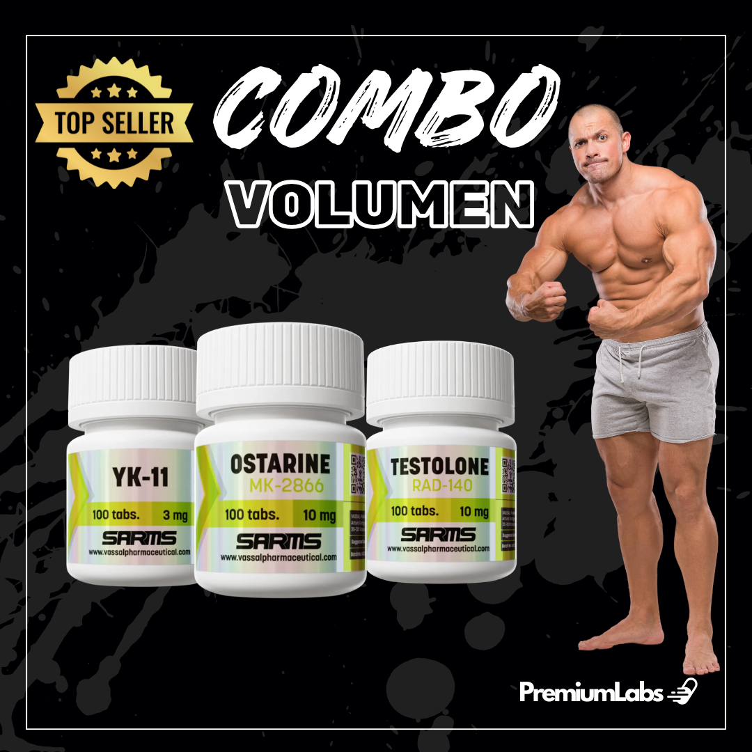 Combo Volumen: Ostarine, Testolone, y YK-11