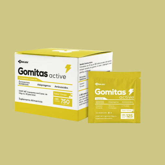 Bee Labs | Gomitas CBD + Active | 25 mg/pza | 3O piezas