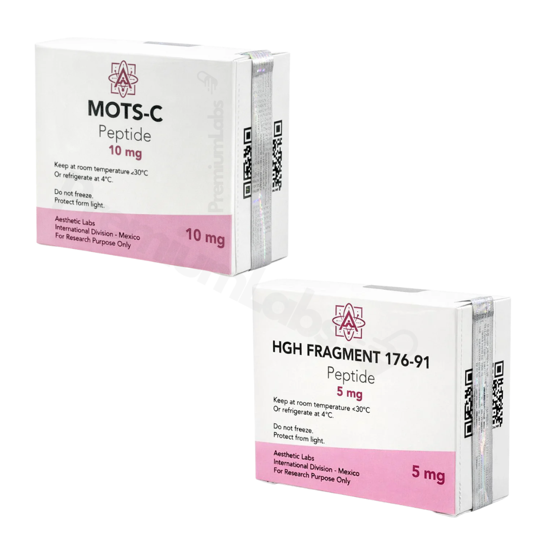 Aesthetic Labs | Kit Definición Extrema (HGH Frag + MOTS-C) | Peptidos 99.9% Pureza