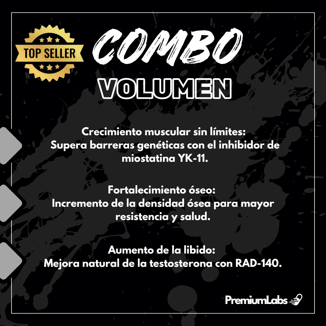 Combo Volumen: Ostarine, Testolone, y YK-11