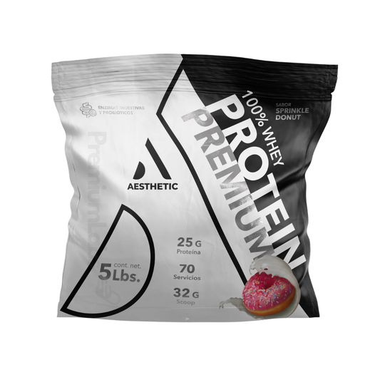 Aesthetic Supplements | Whey Protein Premium Sprinkle Donut | 70 servicios